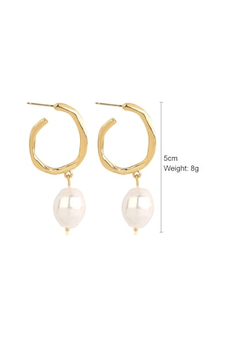 1030402303 Büyük C Saplama Küpe Takı