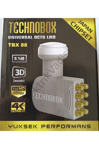 Technobox Lnb 8 Çıkışlı 8Li 4K Uyumlu Tbx88