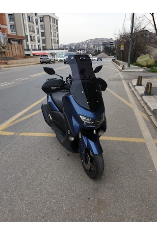 Motocam Yamaha Nmax Ön Cam 2021-2024 Model 72cm Siyah Renkli 4mm Uzun