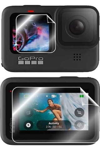 Gopro 13 Black Uyumlu 3'şer Adet Hidrojel Ekran Film Nano Jelatini