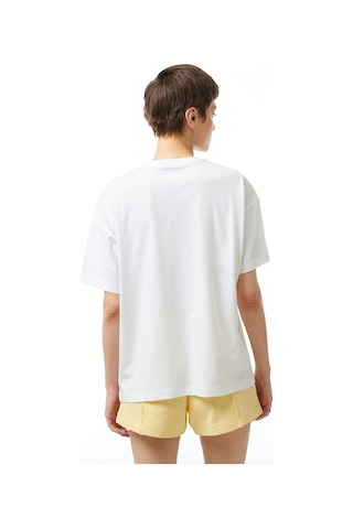 Converse Wordmark Oversize Fit Kadın Beyaz T-shirt