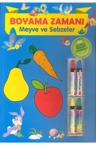Boyama Zamanı: Meyve ve Sebzeler- Parıltı Yayınları