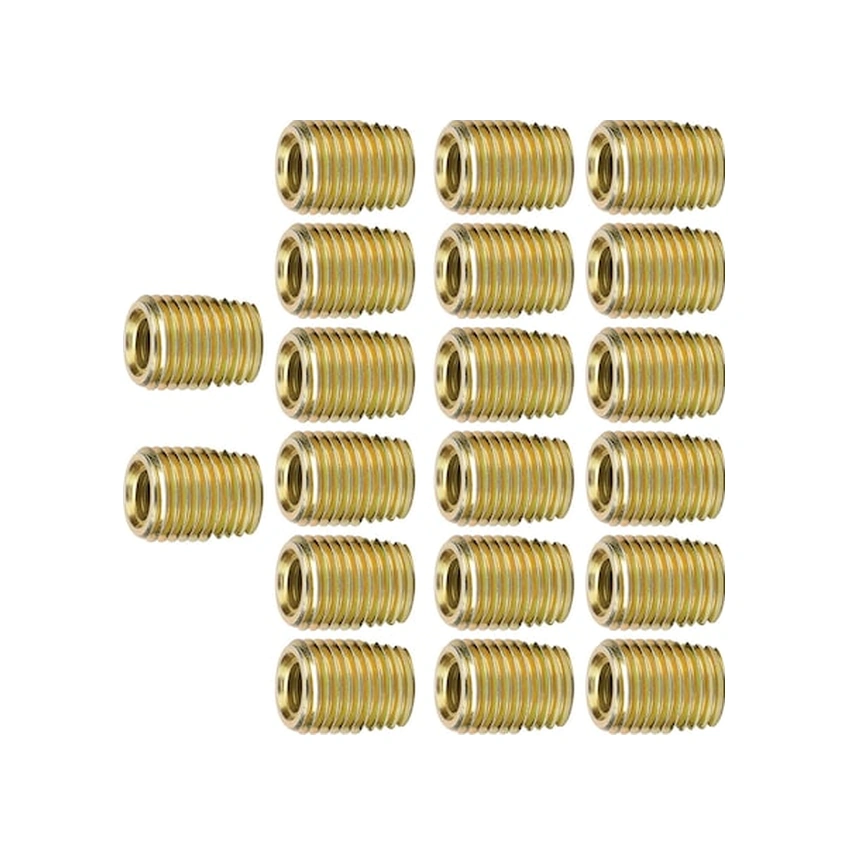 Fortunelane 20 Adet 302 Karbon Çelik Otomatik Vida Somunu M8x1.25/m12x1.5, Dayanıklı, Yüksek Sıkma, Kolay Montaj