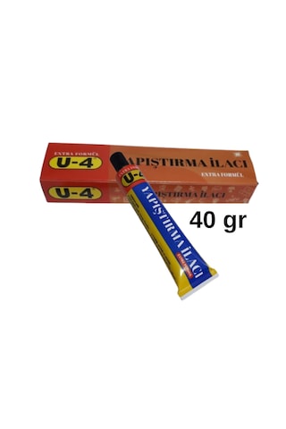 2 Adet Yapıştırma İlacı Deri, Köseli, Lastik, Kumaş Porselen Bakalit Ve Ahşap Yapıştırıcı 40 Gr