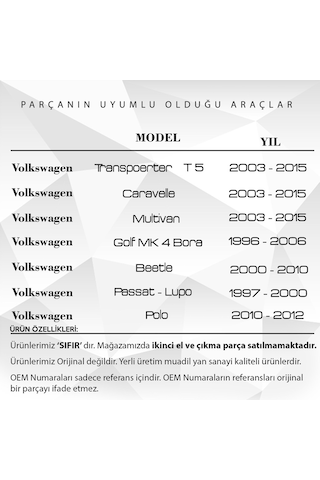 Volkswagen Transporter T5 Için Kolçak Alt Kapağı Ve Mandalı-Gri (541492729)