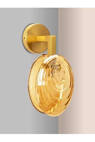 Lamplandia Duvara Monte Edilebilen Yatak Odası Ve Antre İçin Duvar Aplik Lambası. 306080201 Altın Rengi