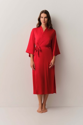 Suwen Ethereal Uzun Sabahlık St4446615l082 Kırmızı