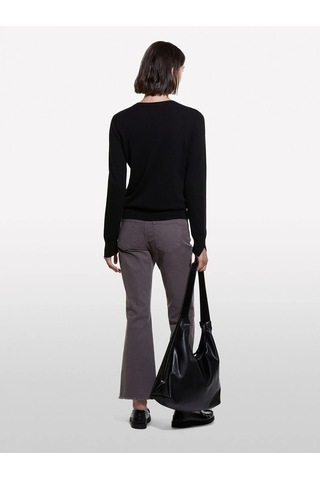 Sisley Kaşmir Karışımlı Regular Fit Kazak Kadın Siyah Kazak - 325a102hm100f