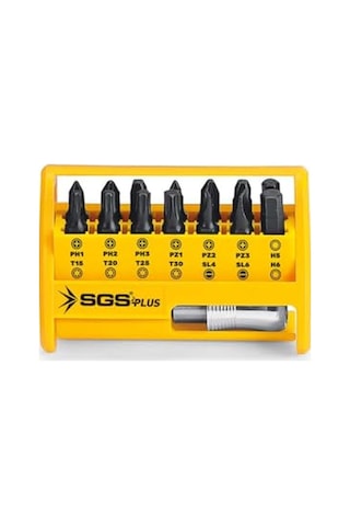 Parça Profesyonel Tornavida Uç Ve Hızlı Adaptör Seti Model Sgs3870 Ph1-ph3 Ve Pz1-pz3 Uçlar İle H5 Adaptör Içeri