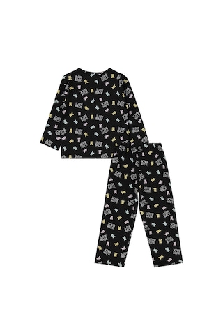 Civil Girls Dont Look Back Baskılı 2-5 Yaş Pijama Takımı - Siyah