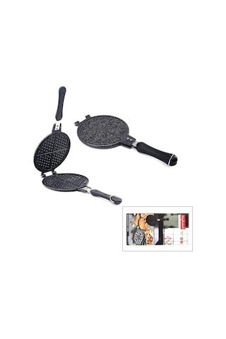 Taşhan Tr-34-098750 20 Cm Granit Döküm Waffle Tava - Bakalit Saplı