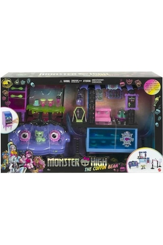 Hhk65 Monster High Coffin Bean Restoran Oyun Seti