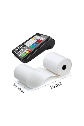 Elitrulo Yazar Kasa Pos Rulosu 56mm x 16mt - 10 Adet