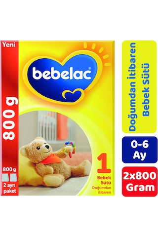 Bebelac 1 Bebek Sütü 800 G 2 Adet