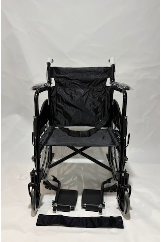 Bemor Ds-24pr Manuel Tekerlekli Sandalye Katlanabilir Hafif Çelik Şase 100 Kg Engelli & Hasta Taşıma