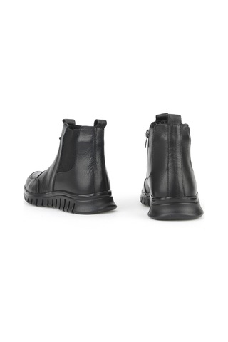 Ziya, Kadın Hakiki Deri Konfor Bot 15355z1458 Siyah 15355z1458 000 Siyah