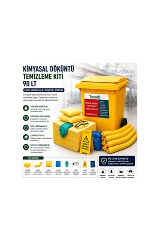 Kimyasal Döküntü Temizleme Kiti 90 Lt Bant Marketim Kimyasal Döküntü Temizleme Kiti 90 Lt Bant Marketim