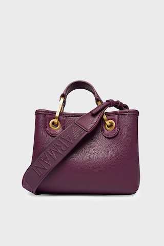 Emporio Armani Logolu Çıkarılabilir Askılı Çanta Kadın Çanta Ew000382 Af12036 Ma149 Mürdüm