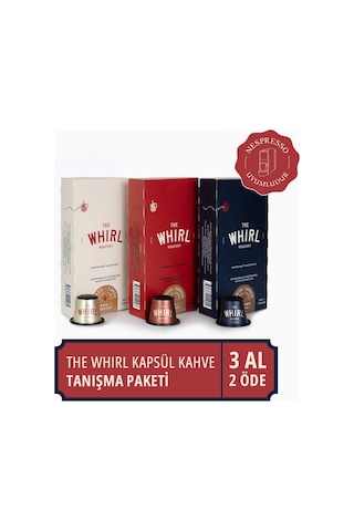 The Whirl Kapsül Kahve Tanışma Paketi 30 Kapsül