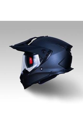 Yohe FG601 Çift Vizör Full Face Motosiklet Kaskı Mat Siyah