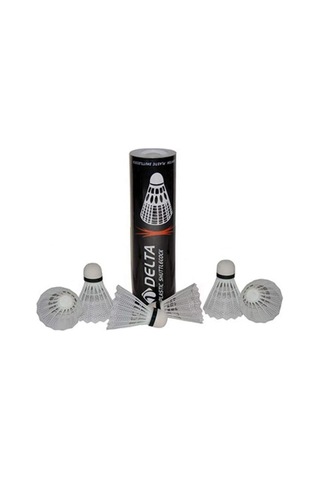 Delta Ds 6 Badminton Topu, Unisex, Beyaz, Tek Beden