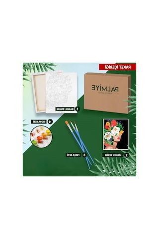 Sayılarla Boyama Tuval Seti - 40x50 Cm
