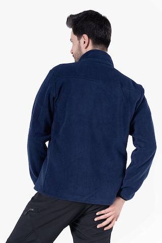 Polar Ceket Tam Fermuarlı 3 Cepli Lacivert