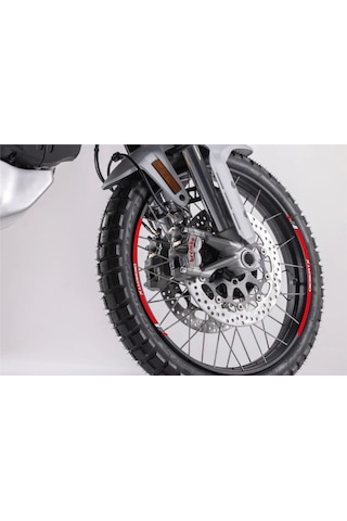 Ducati Desert X Jant Dışı Kırmızı Şerit Sticker Model