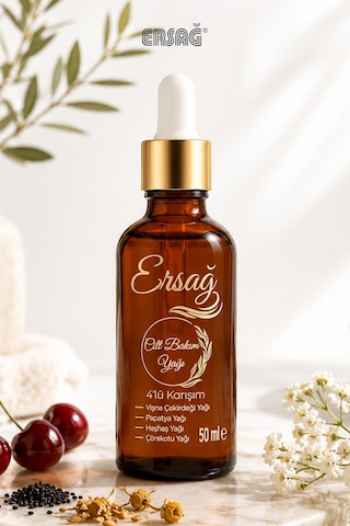 Ersağ 4’lü Karışım Cilt Bakım Yağı 50 ML