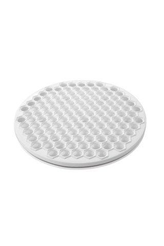 Pratik Mantı Kalıbı Büyük Boy Mantımatik 32 Cm Beyaz