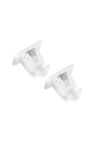 Hfambition Beyaz Ev Mutfak Banyo İçin 2'li Sıkma Tutucu, 2 Kg Yük Dayanımı, Kolay Kurulum, Pratik Kullanim Çok Renkli