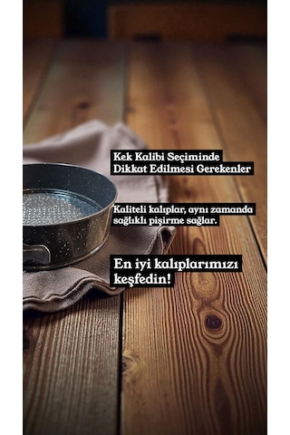 Yuvarlak Kelepçeli Kek Kalıbı 23,5 Cm. Gri