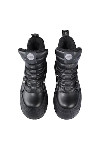 Oxford Klasik Kadın 1622608 Buffalo Gospher Hıke Mıd Pad - Vegan Nappa- Black Siyah