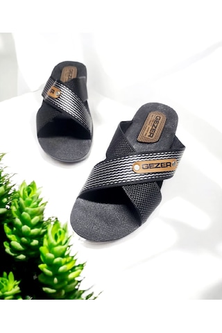 Erkek Çapraz Bant Rahat Taban Ev Ve Dışarı Terliği