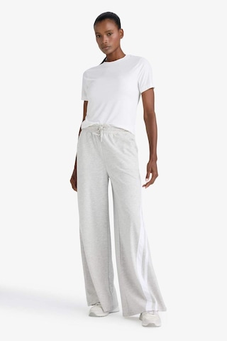 Defacto Defactofit Wide Leg Geniş Paça Standart Boy Sporcu Pantolon E7719ax25augr93 Gri