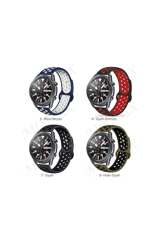 Huawei Uyumlu Watch GT GT2 GT2e GT3 Pro 46mm Kordon Nike Spor Kordon