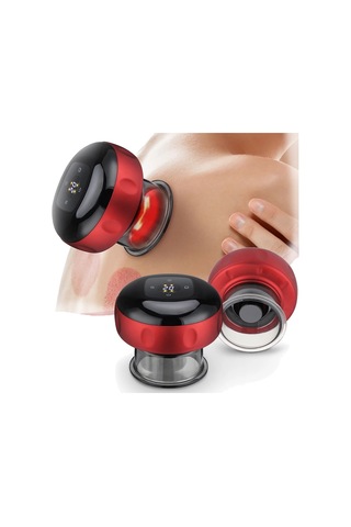 Sones 12 Hızlı Uzaktan Kumandalı Hacme Terapi Masaj Seti 3 Kupalı Beyaz