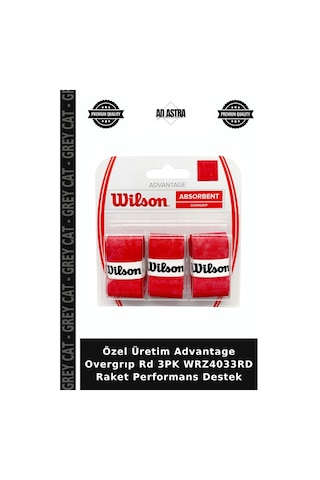 Özel Üretim Advantage Overgrıp Rd 3pk Wrz4033rd Raket Performans Destek Çok Renkli