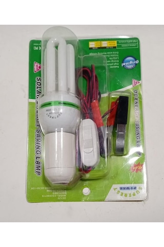 12 Volt Akü İle Yanan Yüksek Işıklı Maşalı Aydınlatma Sistemi Işıldak 3metre Boyunda Uzatma Kablolu