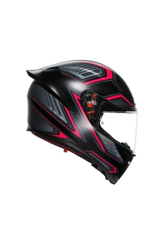 Agv K1 S E2206 Sling Matt Siyah Pembe Motosiklet Kaskı.