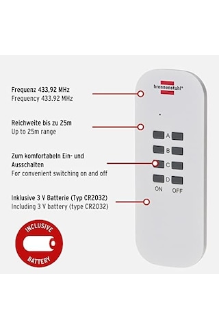 Comfort Line Uzaktan Kumandalı 3 Adet Tekli Priz