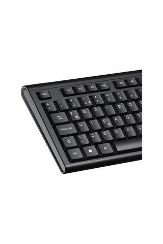 Lecoo Kb101 Usb Kablolu Siyah Türkçe F Klavye Numpadli