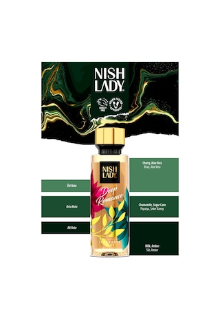 Nishlady Deep Romance Body Mist Vegan Vücut Spreyi 260 ML