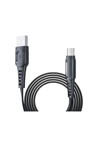 Dc01 Süper Hızlı Micro Usb Kablo 1m 2.4a - Siyah Şarj Kablosu