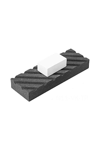 Vkemall Taş Giderici Ve Yuvalı Sabitleyici İle Silikon Karbür Ve Beyaz Korundum Güdümlü Bıçak Taslağı Seti