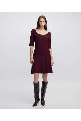 İpekyol A Kesim Triko Bordo Kadın Elbise Iw6250002093 Bordo