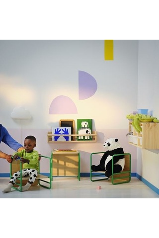 Ikea Smaskrake Çocuk Sandalyesi, Yeşil