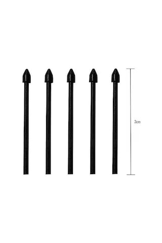 Daiuni S-pen Yedek Uçlar Galaxy Tab S7 Fe/tab S7 / Tab S7+ Plus/galaxy Tab S8 / Tab S8+ Plus/tab S8 Ultra İçin Dokunmatik Stylus S Pen Uçlar Uç Alet Seti, 5 Adet Siyah