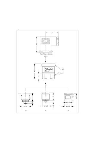 Danfoss 060g6102 Mbs1700 0-16 Bar Basınç Transmitteri