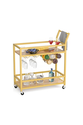 Remi Gold Metal Servis Arabası